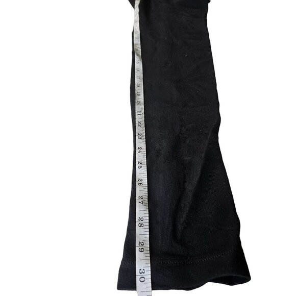 Vince Women's Black Knit Legging Pants Seam Detail size 8 - Picture 12 of 15